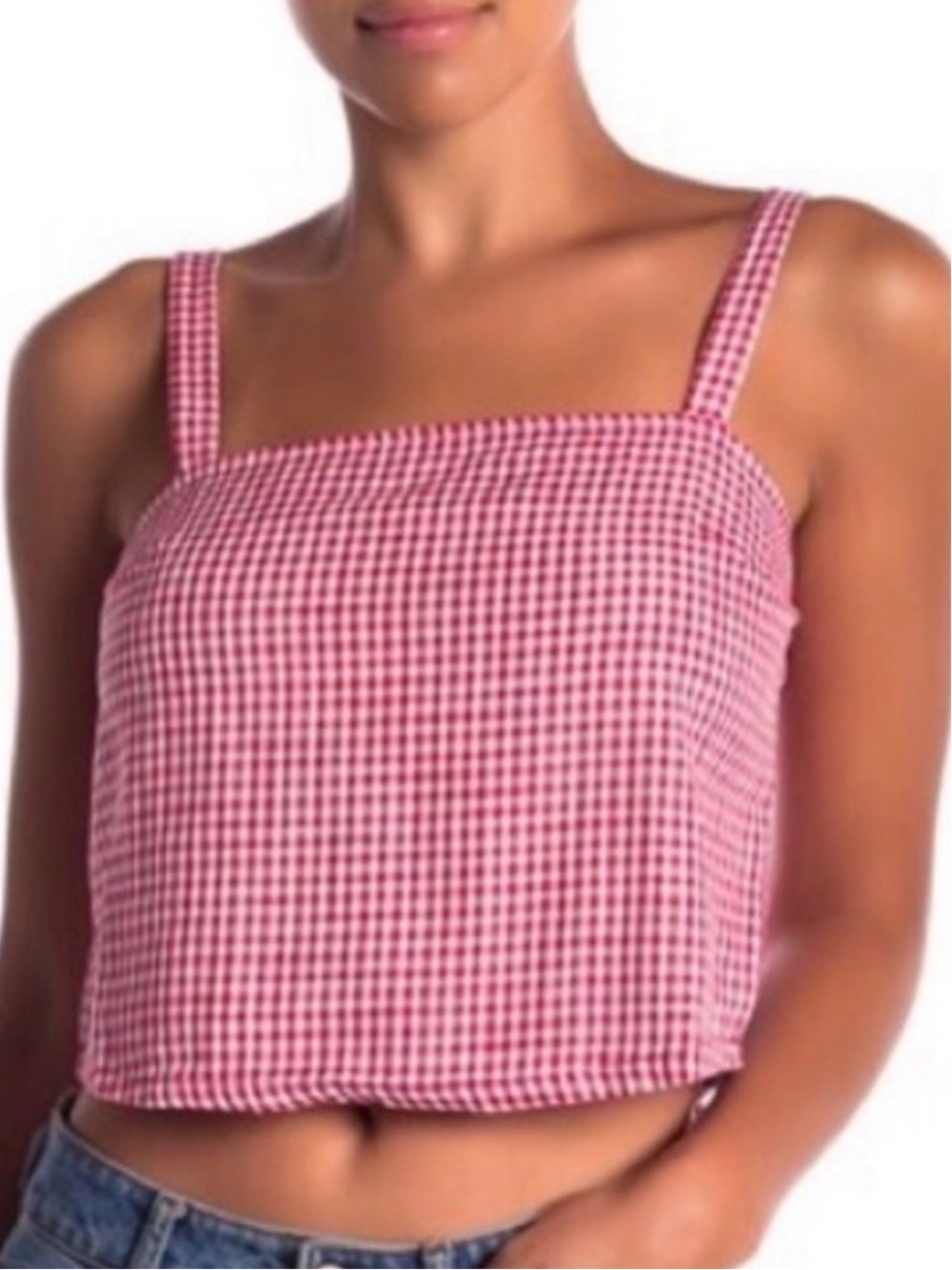 Red gingham top size XL